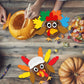Sanixin 24 Sets Thanksgiving DIY Turkey Craft Kits Fall Make a Turkey Crafts Thanksgiving Decorations Stickers Arts and Crafts f