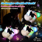 Cuteoy Musical Plush Cow Stuffed Animal Soft Glowing Led Light-Up Nightlight Toys Singing Lullabies Birthday Christmas Plushies Gifts For Kids Boys Girls,15.5'