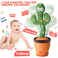 Sanjoin Dancing Talking Cactus Toy For Baby Toddler, Boys Girls Gifts Singing Mimicking Cactus Toy Recording Repeating What You