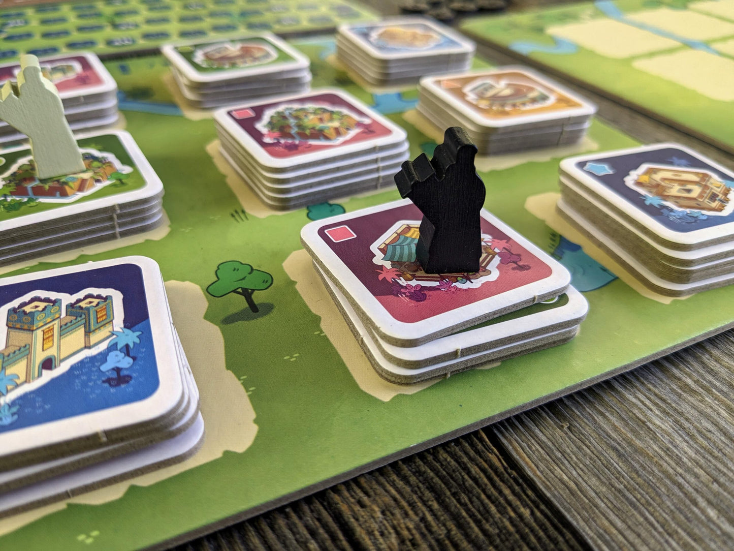 The Architects Of Amytis | 2 Player Strategy Game | Design Your Own City Of Babylon For Queen Amytis | Ages 10+ | Unique Three-I