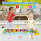 Tsomtto Floor Piano Mat For Toddlers 1-3 With 34 Music Sounds Educational Baby Musical Toys Toddler Toys Age 1-2 Sensory Interactive Learning Toys For 1 2 3 Year Old Boy Girl Birthday Easter Gifts