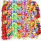 AnapoliZ Mega Luau Leis 100 Pack Hawaiian Theme Multi Colorful Tropical Summer Floral Necklace Simulated Silk Lei, Party & Weddi