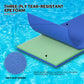 MADOG Outdoor Floating Water Mat - 12 x 6 Ft, Blue, Tear Resistant XPE Foam, Ideal for Beach, Lake, Pool, and Relaxation