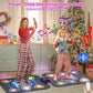 Upgraded Dance Mat For Kids, Single & Double Players Mode Electronic Dance Pad With Light-Up 12-Button Wireless Bluetooth 5 Game