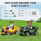 ELEMARA Ride on Construction Vehicles for Kids, Electric Truck with Dump Bed, Shovel, 12V 9AH Ride on Car with Remote, Phone Sta