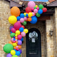 Multicolor Rainbow Balloons, Multicolor Balloons Light Blue Yellow Dark Green Purple Orange Red Balloon Colorful Latex Balloons