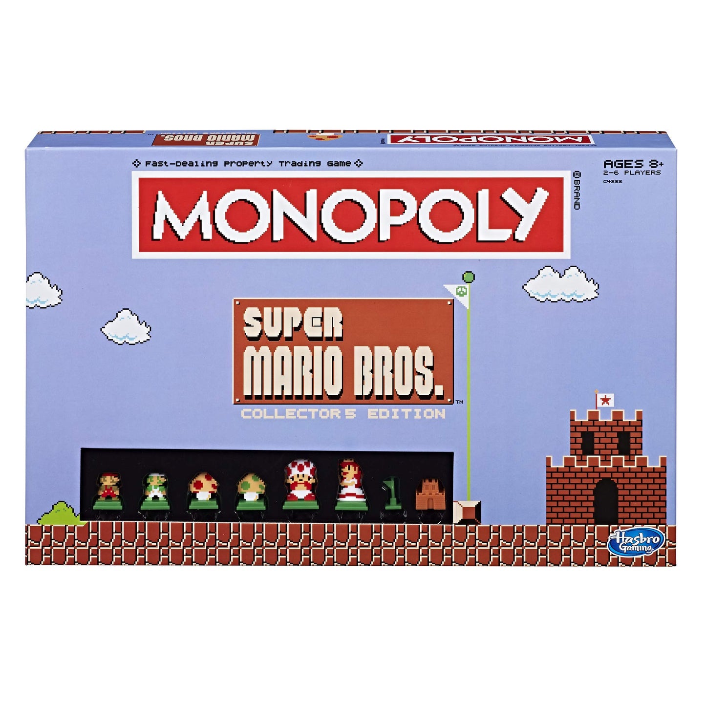 Hasbro Monopoly Super Mario Bros Collector's Edition Board Game - Multi-colored, One Size, Model MN005-435, Plastic Material