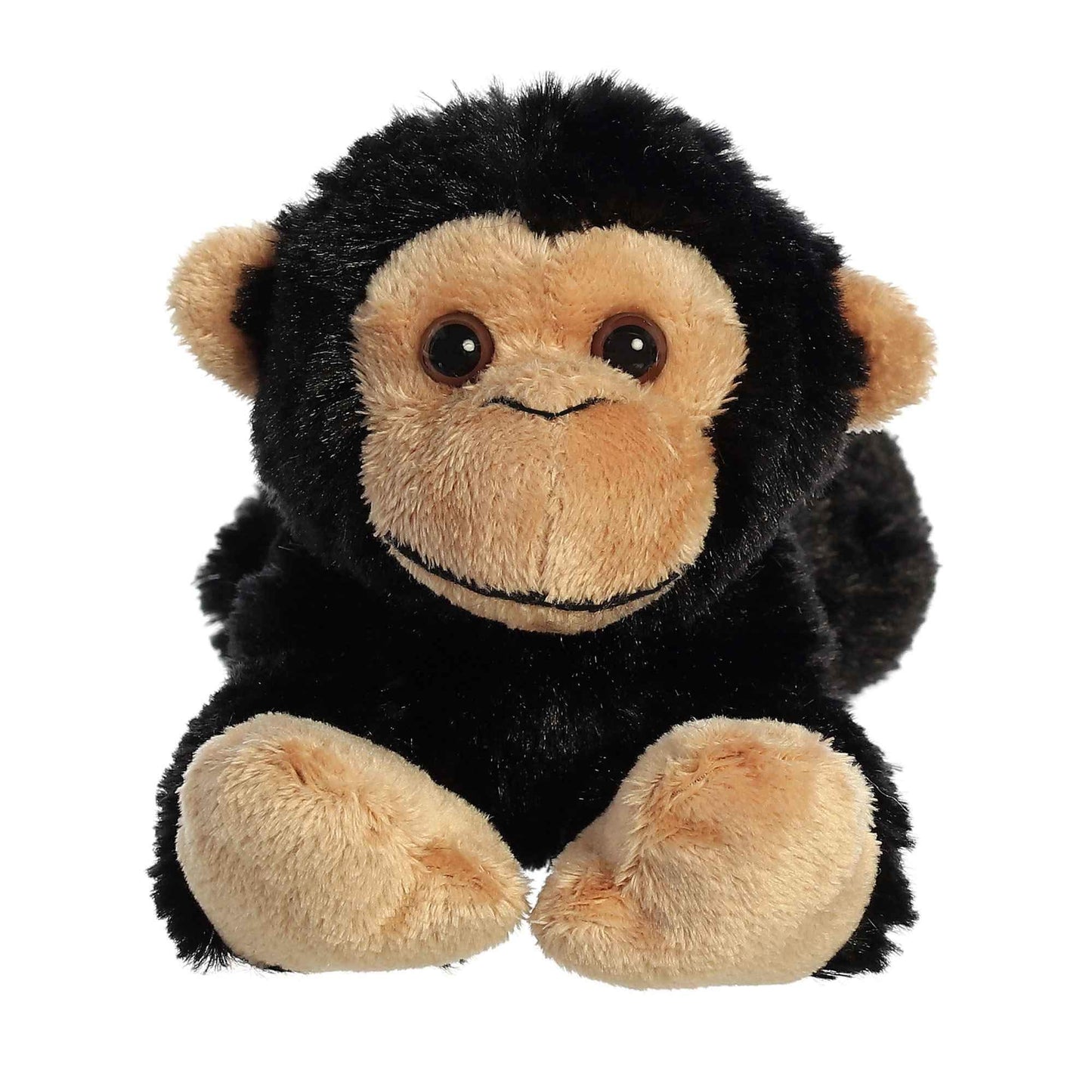 Aurora Adorable Mini Flopsie Cory Chimp Stuffed Animal - Playful Ease - Timeless Companions - Black 8 Inches