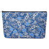 Gustaria Empty Mahjong Bag,Thickened Blue Printed Soft American Mahjong Tiles Bag (Case Only)
