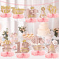 9Pcs 13Th Birthday Decorations Pink Rose Gold Honeycomb Centerpieces For Girls,Happy 13Th Birthday Table Centerpieces Party Supp