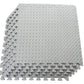 Vedam Puzzle Exercise Mat with EVA Foam Interlocking Tiles (Grey, Set of 4)