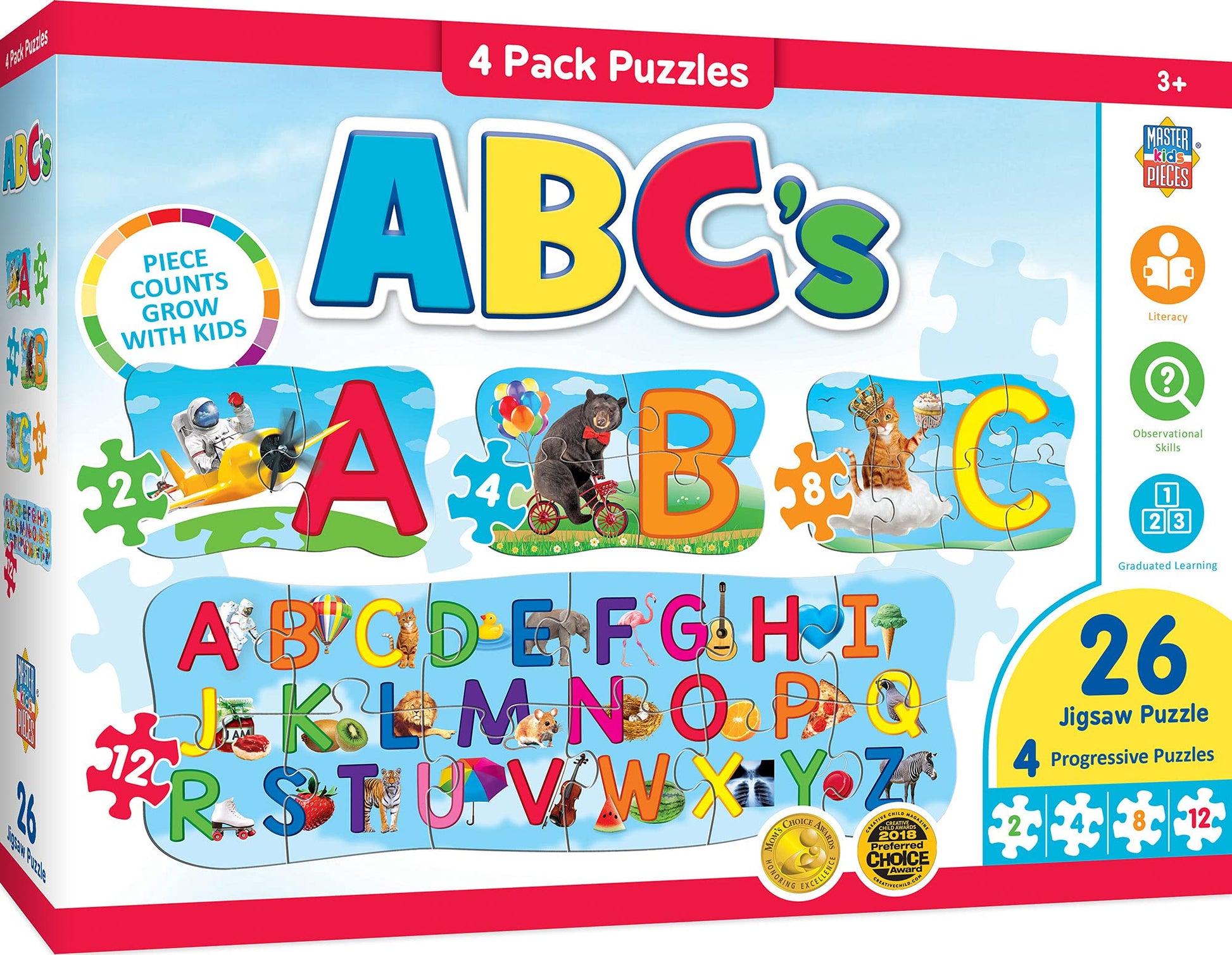Abcs 4 Pack Puzzle