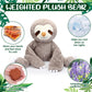 Realspring Microwavable Stuffed Animal For Kids Lavender Scented Cute Plush Heatable Coolable Plushie For Valentine'S Day Gift A