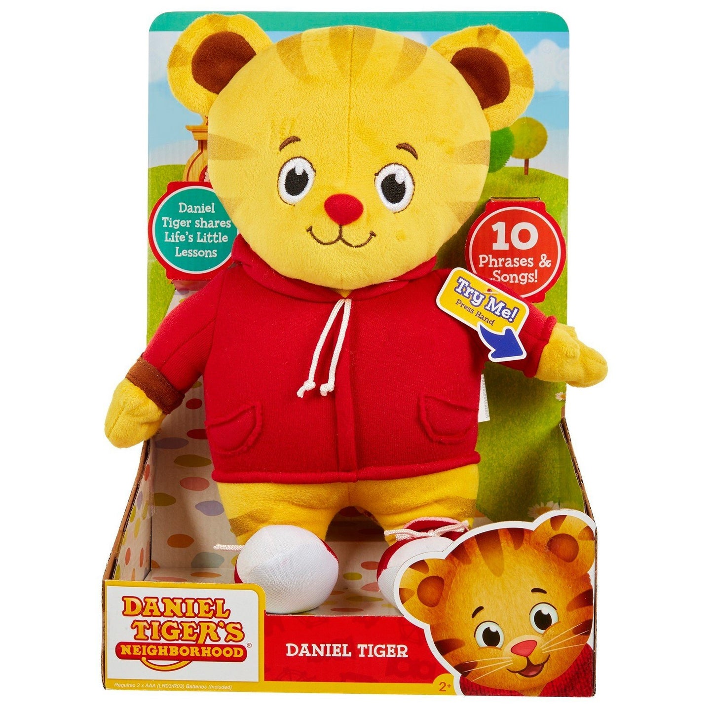JAKKS Pacific Daniel Tigers Neighborhood Talking Plush Soft & Cuddly Stuffed Toy, Features Phrases & Songs!
