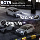Fairrc 1/43 Scale Mini Drift RC Car, 2.4GHz High Speed 4WD Drift Car for Adults, RTR (Gray)
