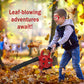 Teganplay Kids Leaf Blower | Toddler Landscaping Gardening Tools And Equipments | Includes Mask Safety Goggles And Earmuffs