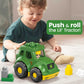 MEGA BLOKS John Deere Toddler Building Blocks Toy Set, Lil Tractor with 6 Pieces and Storage, 1 Figure, Green , Ages 1+ Years