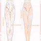Bencailor 6 Pieces Doll Tights 12 Inch Handmade Doll Lace Stockings Female Long Sock Legging Casual Accessories For Diy Gifts(La