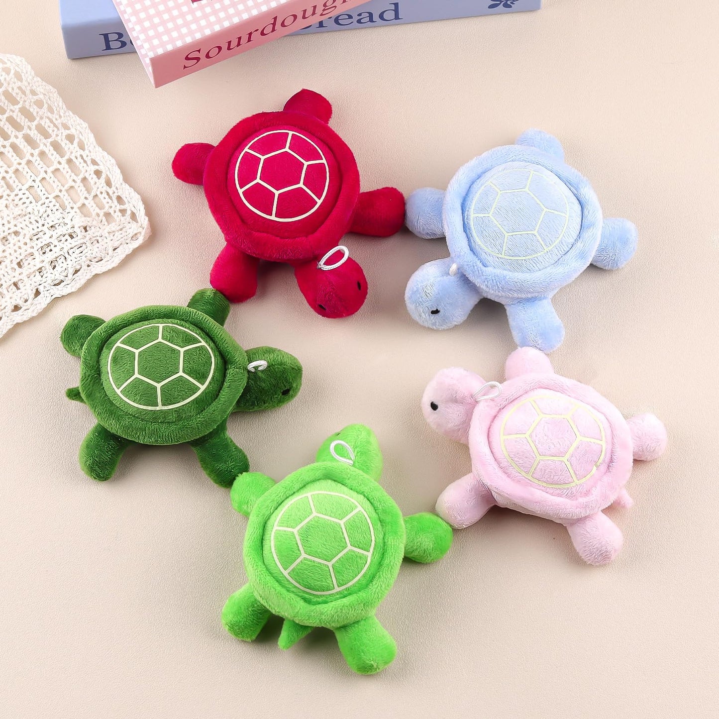 Anboor 5.11'' Small Turtle Stuffed Animals Toy, Adorable Cute Turtle Plush Ideal For Baby, Novelty Animal Plush For Kids Boys Gi