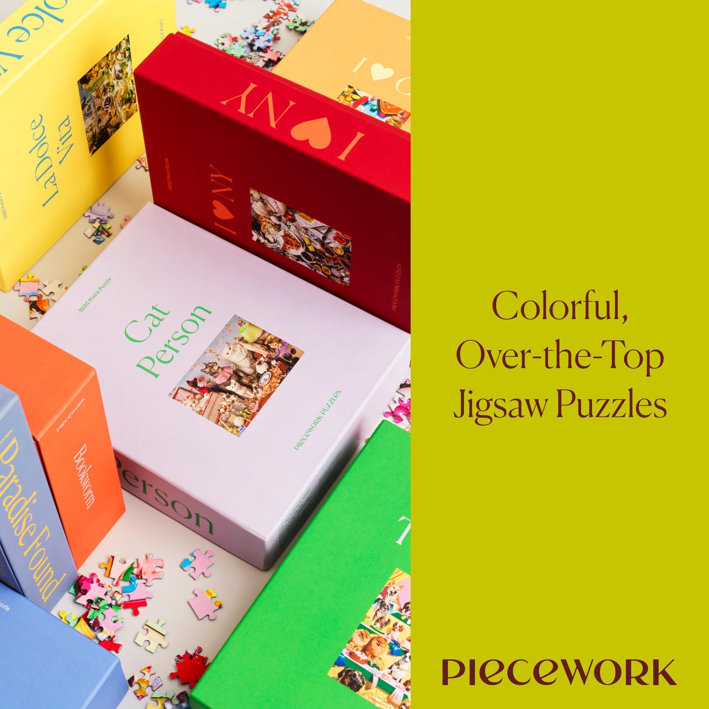 Piecework Puzzles Meta Puzzle 1000 Piece Puzzle For Adults, Challenging Jigsaw Puzzle With Puzzle Imagery, Soft-Touch Puzzle Gif