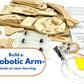 Pathfinders STEM Kit - Hydraulic Robotic Arm | Wooden Building Kit for Kids Ages 8-12 | Mechanical Engineering Toy | Hands-On ST