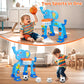 Kizzyea Toys For 1 2 3 Years Old Boys Girls, Toddler Basketball Hoop & Soccer Goal Sports Toy, Interactive Musical Toys, Montessori Toys, Christmas Birthday Gift For Baby Kids Age 12-18 Months