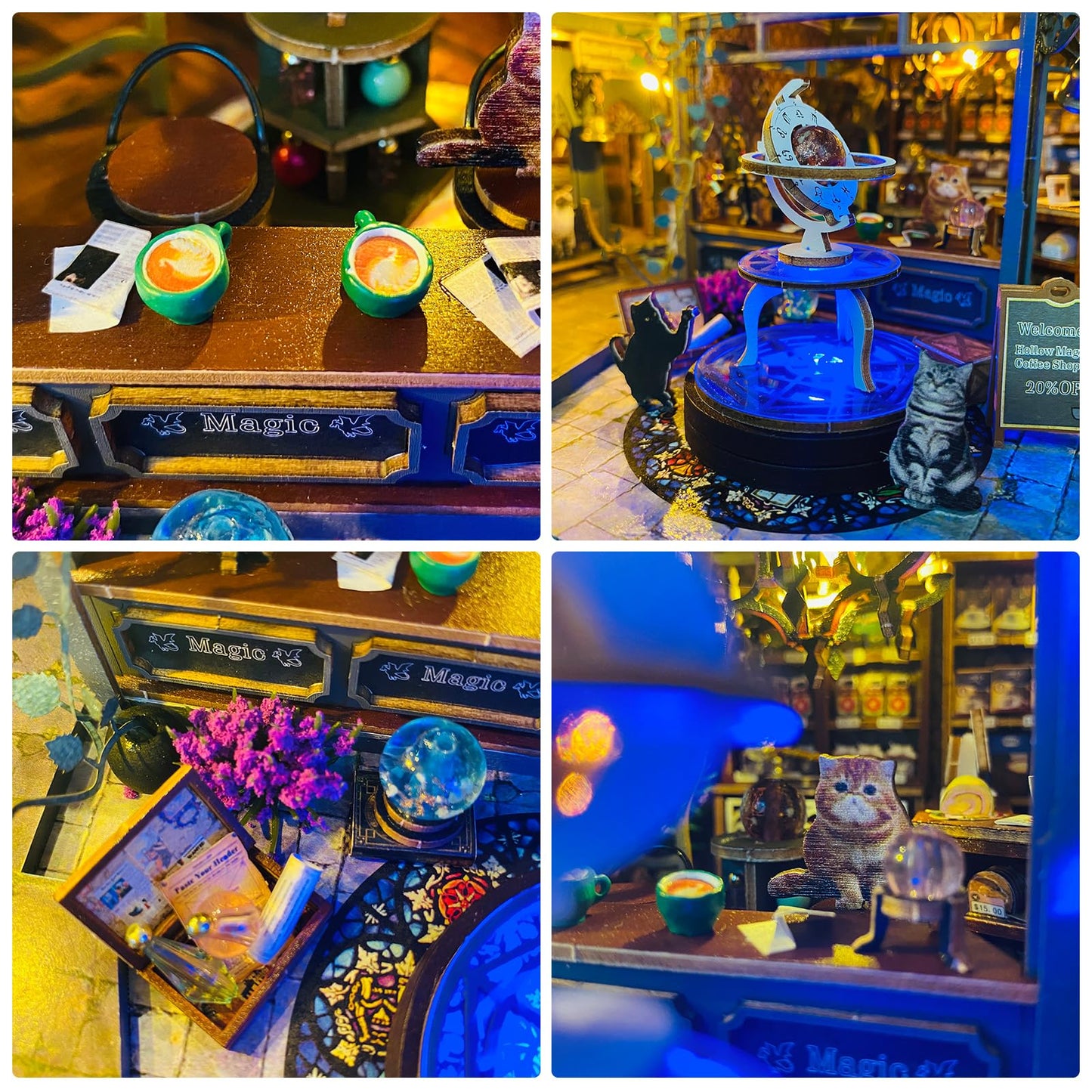 Foyucool DIY Miniature House Kits, Tiny House Kit, Doll House Kits for Adults to Building, Unique Birthday Christmas Day Gift fo