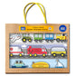 Mini Leaves Transport Chunky Puzzle  Wooden Educational Toys For 3 Year Olds, Puzzles For Kids Age 4 & 2  Preschool Learning G