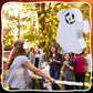 Aoriher Halloween Ghost Piñata Spooky White Ghost Piñata With Stick And Blindfold Halloween Hanging Decoration Mexican Piñata For Birthday Game Halloween Party Supplies