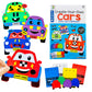 Vkpi 4 Pieces Eva Foam Art Crafts Gift Kit, Creative Make Your Own Cars, Cartoon Foam Paper Craft Projects For Kids Ages 4+ Todd