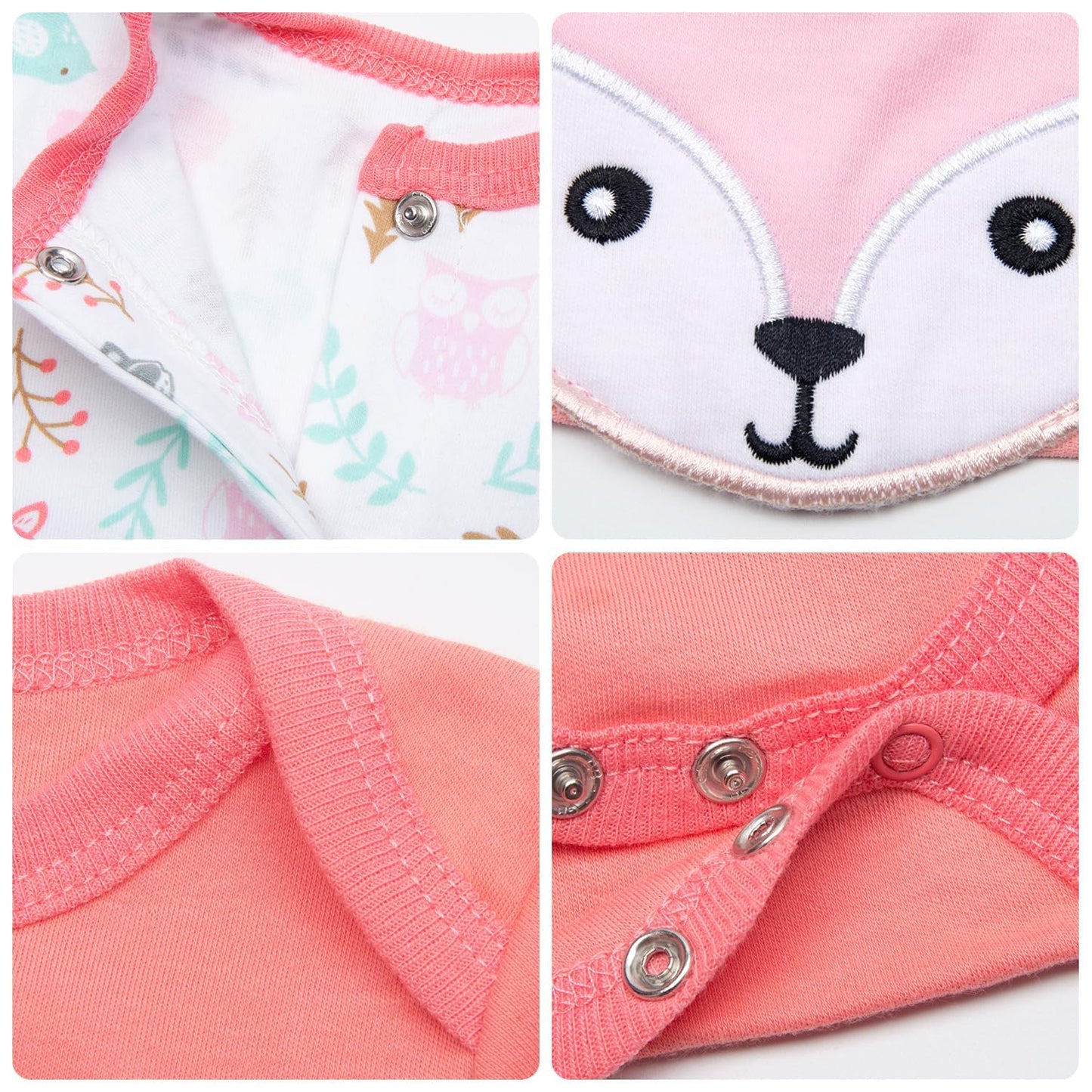 Reborn Girl Doll Clothes Red Fox Suit For 20- 22 Inch Reborn Baby Doll Matching Outfit Accessories 3Pcs