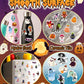 Benresive Reusable Sticker Books For Kids 2-4, Sticker Books For Toddlers 1-3, Toddler Sticker Book Age 2-4, Toddler Travel Toys Activities Crafts Gifts - Halloween Sticker Book