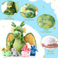 Arrowbash 7 Pcs Dragon Plush Toys Gift Set 15.75'' Large Dragon Mom Stuffed Animal With 4 Cute Baby Dragons And 2 Eggs In Mommy'