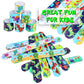 DERAYEE 24 Pcs Dinosaur Slap Bracelets for Kids, Jurassic Forest World theme Snap Bands Toy Gift Party Favor Supplies for Dino P