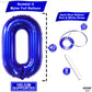 Giant, Navy Blue Number 0 Balloon - 40 Inch | Blue 0 Balloon, Navy Blue Balloons | 0 Navy Blue Number Balloon, Navy Blue Birthday Decorations | Mylar 0 Balloon, Make 10, 30, 50, 100 Balloon Numbers