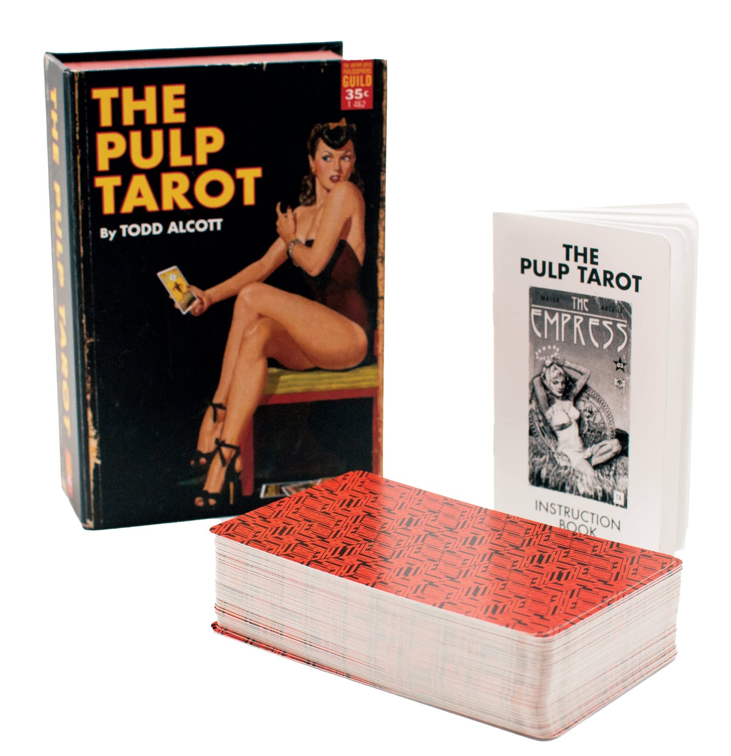 Pulp Magazines Themed Tarot Card Deck - With Characters From The History Of Pulp Illustration - Boxed Set With 78 Cards