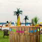 Tiki Makes Me Freaky Luau Themed Glitter Banner - Hawaii - Aloha -Tropical - Tiki - Summer Themed Beach and Pool Party Decoratio