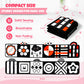 Lalala Baby Black And White Baby Toys - High Contrast Soft Sensory Book With Mirror For Newborn Development, Perfect Tummy Time