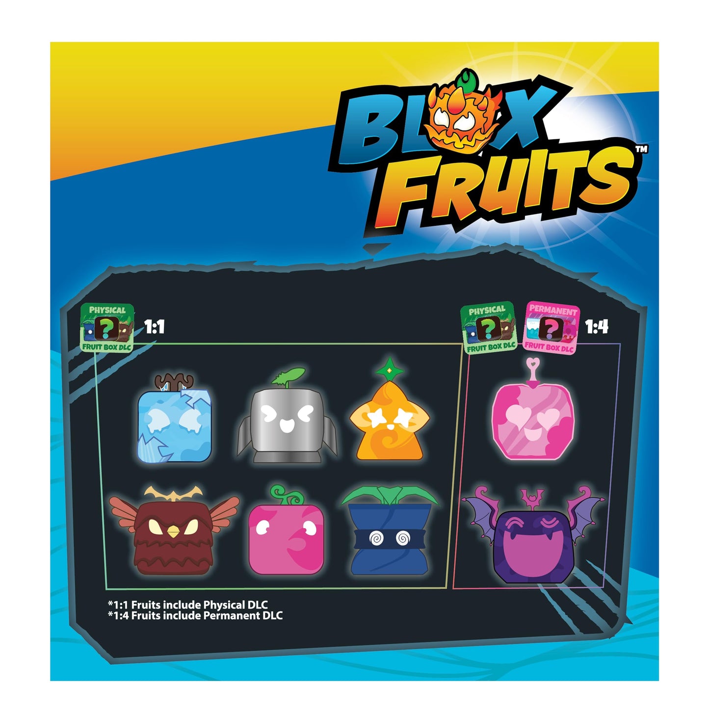 PhatMojo Blox Fruits Collectible Plush - 10cm, Polyester, Multiple Colors, Model BF3306