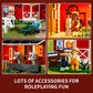 Funwhole Farm Cow-Barn Lighting Building-Bricks Set - Farm Life Cow Barn House Collection Led Light Building Construction Set 1368 Pcs For Adults And Teen