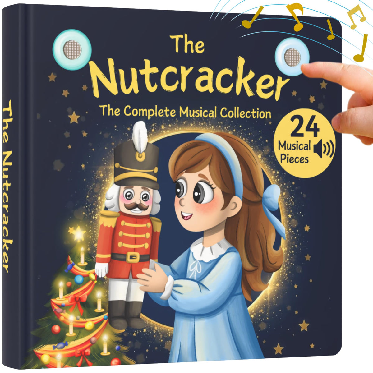 LITTLE MAESTRO The Nutcracker  The Complete Musical Collection, Musical Books for Toddlers, 28Button Music Book, Musical Toys 