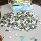 Bob Ross Mountain Retreat Nature Puzzle Board For Adults And Kids | Forest Lake Jigsaw Puzzle 1000 Pieces | Interactive Brain Teaser For Family Game Night | 28 X 20 Inches
