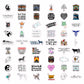 Bulbacraft 100Pcs Funny Vet Tech Stickers, Veterinary Technician Decals - Vet Tech Gifts Bulk, Gifts For Vet Techs, Veterinary T