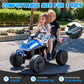 24V Kids ATV, 2 Seater Ride-On ATV for Kids Age 4-8 with 4 Spring Suspensions Power Wheel Electric Vehicle Car with Music, Led L