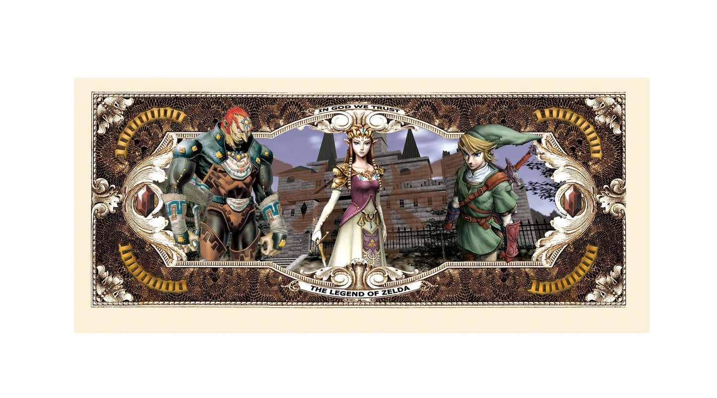 American Art Classics Legend Of Zelda Million Dollar Bill (10/$4.99) By Aac