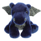 Aurora® Mini Flopsie™ Sapphire Dragon™ Stuffed Animal - Blue, 8 Inches, Polyester, Small, Model 31786