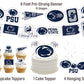 Penn State Party Supplies (42 Pieces) For Psu Graduation, Tailgating And Birthday Party Decorations With Penn State Banner With