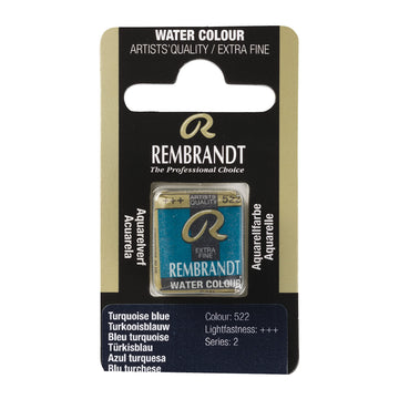 Rembrandt Watercolour Pan Turquoise blue 522 (05865221)