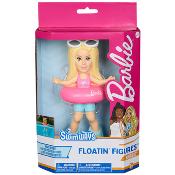 SwimWays Barbie Floatin' Figures, Swimming Pool Accessories & Kids Pool Toys, Barbie Party Supplies & Water Toys for Kids Aged 3