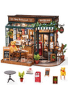 Robotime Diy Tiny House Kit, Miniature House Kit For Adults To Build, Mini House Kit With Furniture, Halloween/Christmas/Birthda